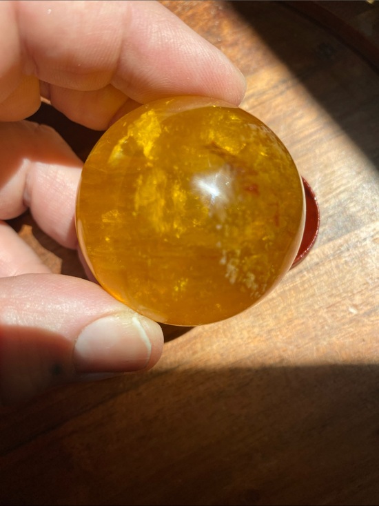 Other - Yellow fluorite sphere